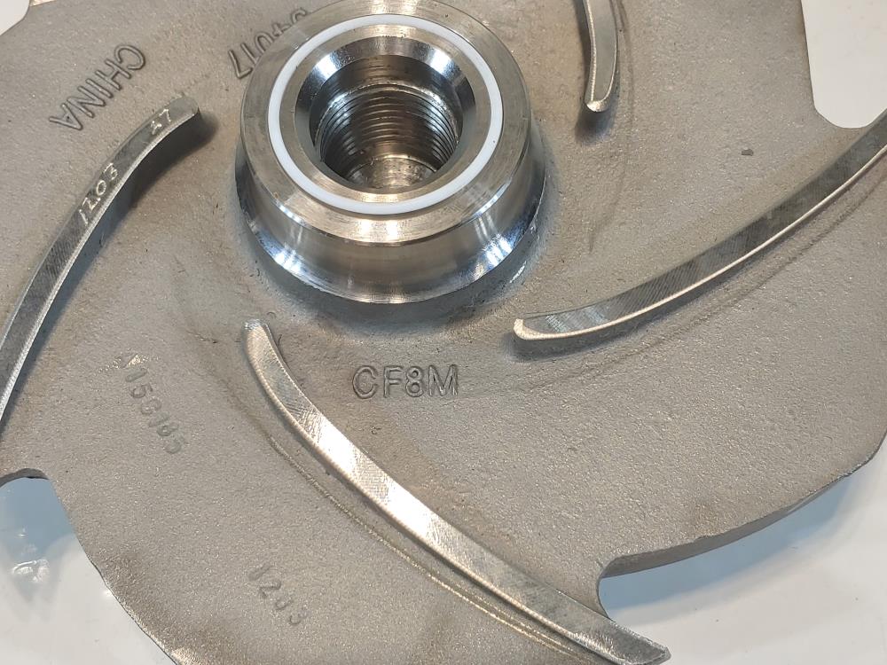 Goulds 3196 1-1/2x3-10 MTX Pump 5-Vane CF8M Impeller  P/N: 54017