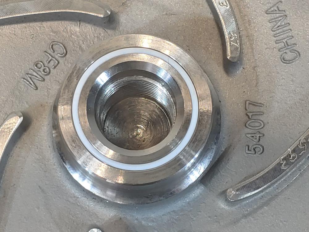Goulds 3196 1-1/2x3-10 MTX Pump 5-Vane CF8M Impeller  P/N: 54017