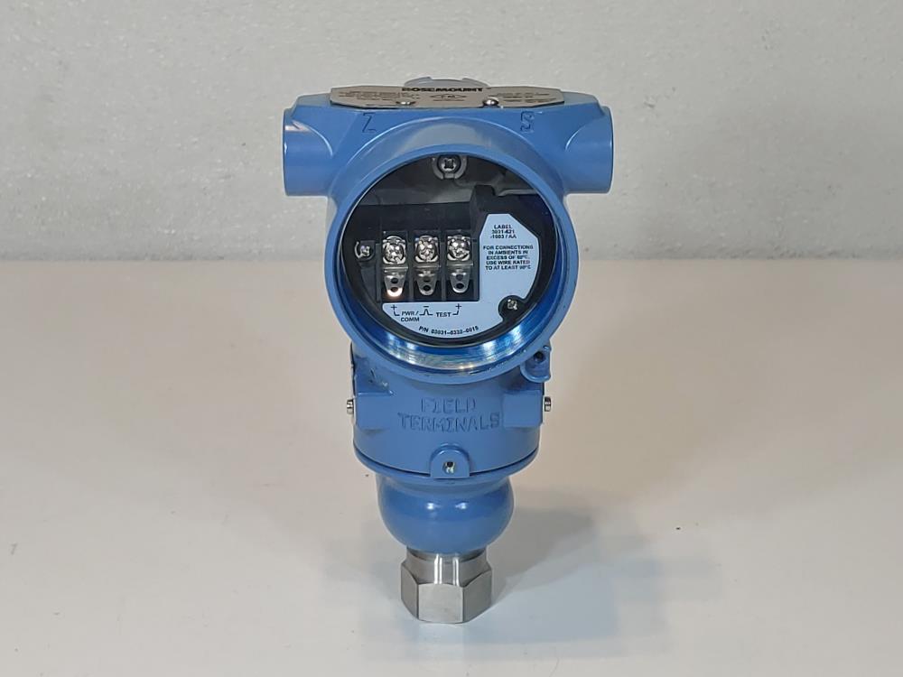 Rosemount Smart Family  3051 In-Line Pressure Transmitter Model 3051TG4A2B21AE5 
