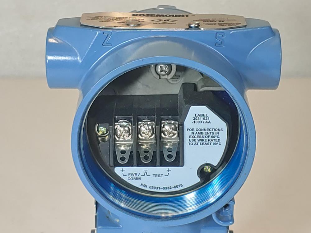 Rosemount Smart Family  3051 In-Line Pressure Transmitter Model 3051TG4A2B21AE5 