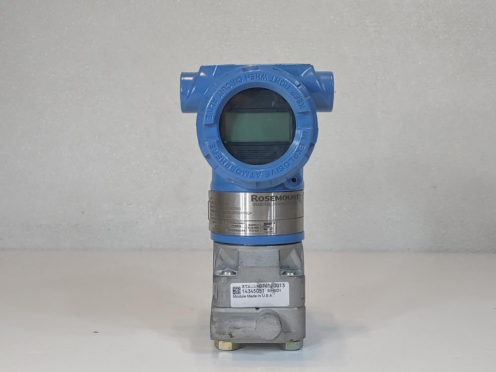 Rosemount 3051 Pressure Transmitter Model 3051CG1A23A1AE5B4M5Q4