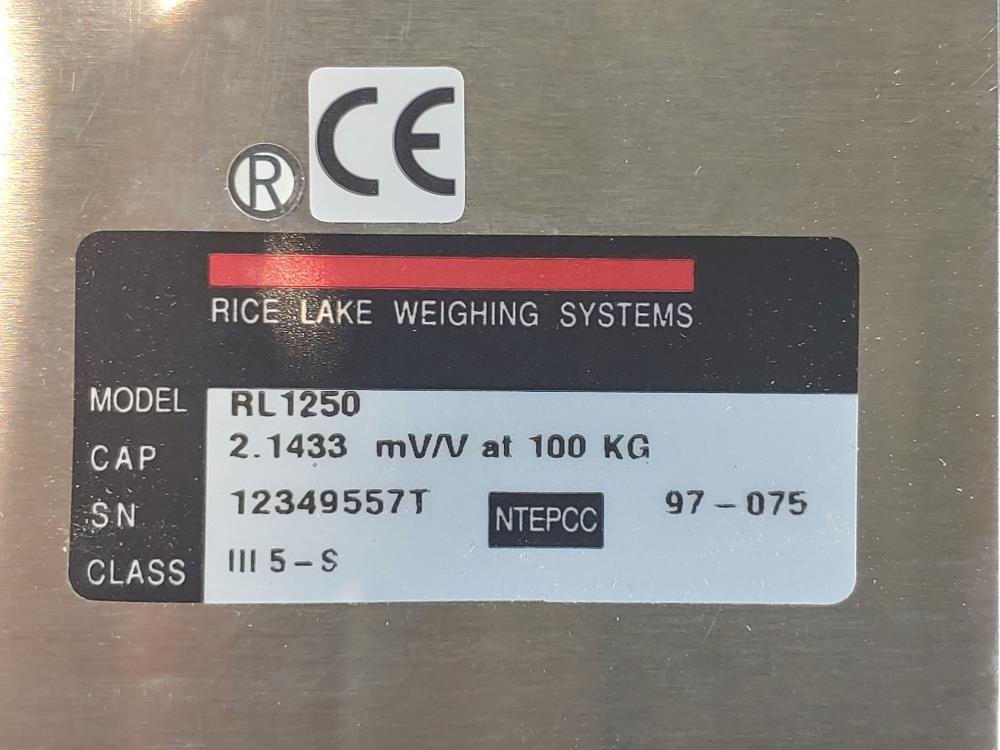 Rice Lake RL1250 Aluminum, Single-Point Load Cell 