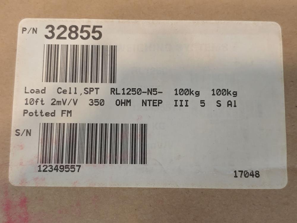Rice Lake RL1250 Aluminum, Single-Point Load Cell 