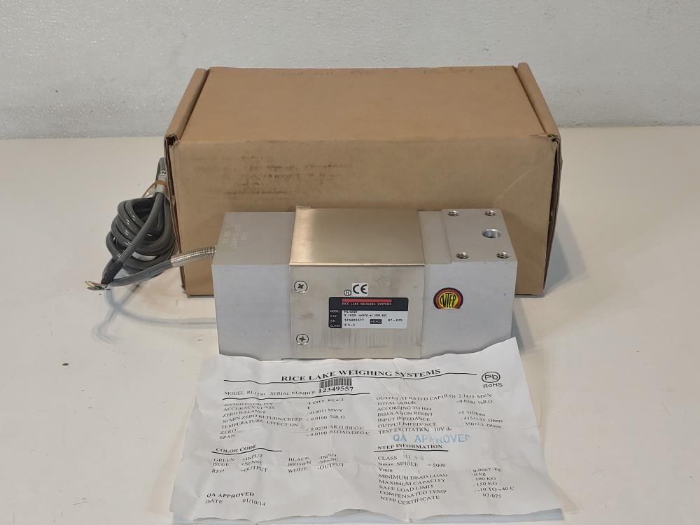 Rice Lake RL1250 Aluminum, Single-Point Load Cell 
