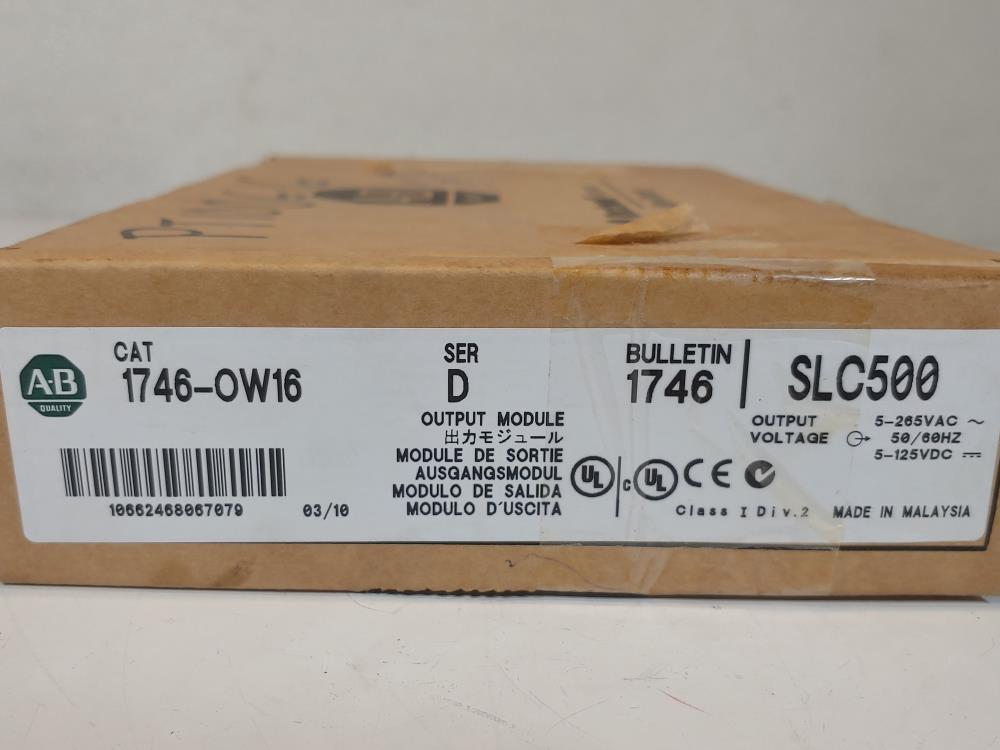 Allen Bradley Relay Output Module  1746-OW16