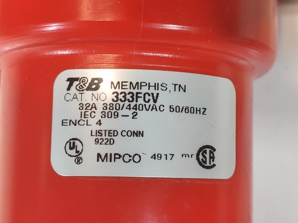 Thomas and Betts Russellstoll Mipco Pin & Sleeve Connector 333FCV