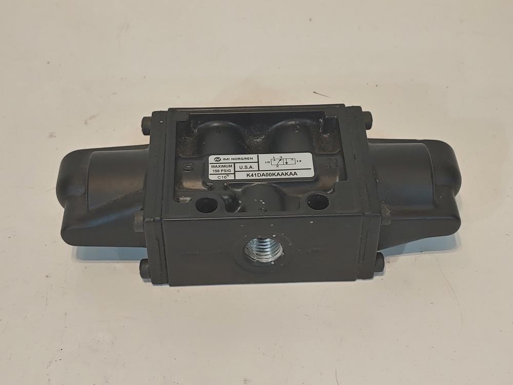 Norgren K41DA00KAAKAA Pneumatic 3/2 Valve w/o Solenoid 1/4" NPT