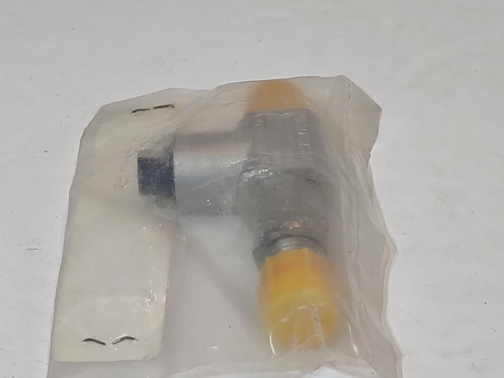 Pneu-Hydro 1/4" NPT Stainless Steel Right Angle Relief Valve 408M4F4Q-6