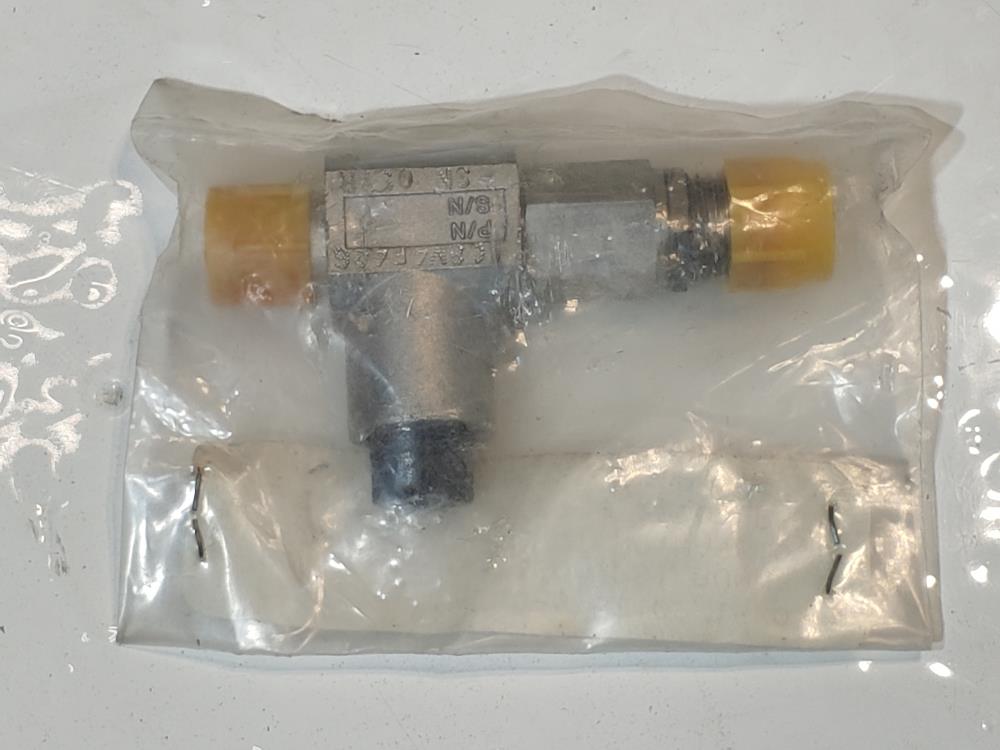 Pneu-Hydro 1/4" NPT Stainless Steel Right Angle Relief Valve 408M4F4Q-6