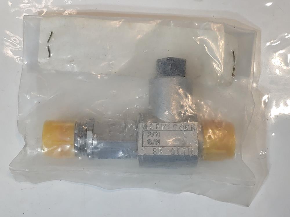 Pneu-Hydro 1/4" NPT Stainless Steel Right Angle Relief Valve 408M4F4Q-6