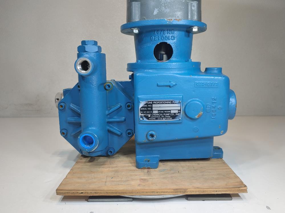 Neptune 65 GPH Proportioning Pump 565-S-N3-FA W/ Baldor 1725 RPM 1/2 HP Motor 