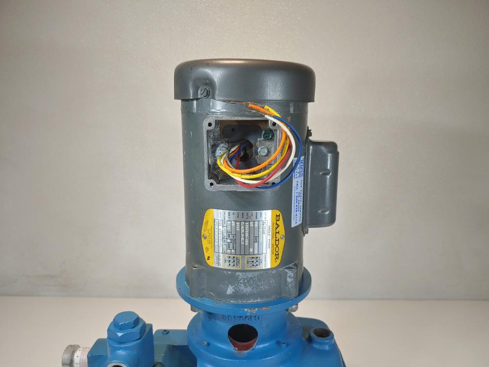 Neptune 65 GPH Proportioning Pump 565-S-N3-FA W/ Baldor 1725 RPM 1/2 HP Motor 