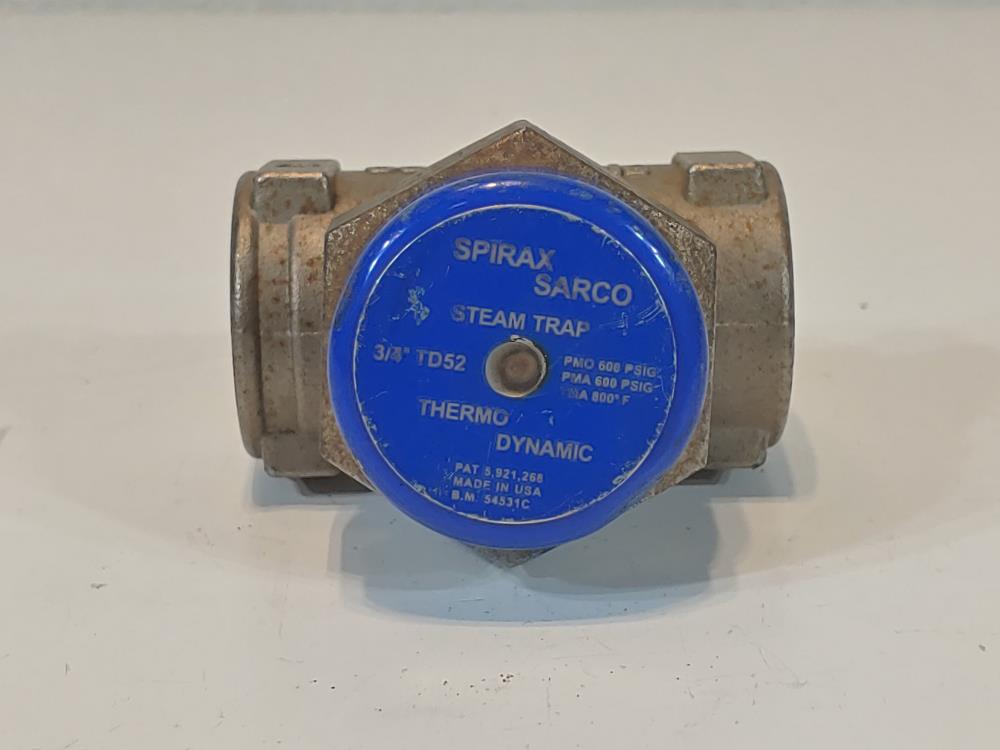 Spirax Sarco 3/4" TD52 Thermo Dynamic Steam Trap 600 PSIG 