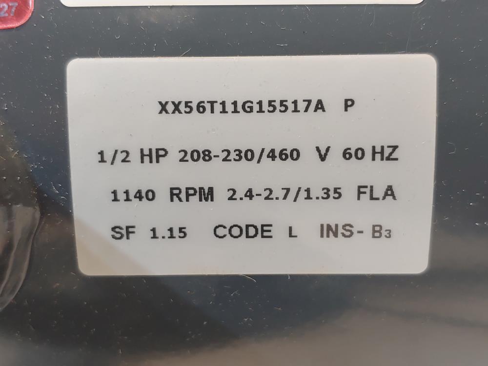 Marathon 1TUD3 / 56T11G15517 Electric 1/2HP 1140 RPM Motor