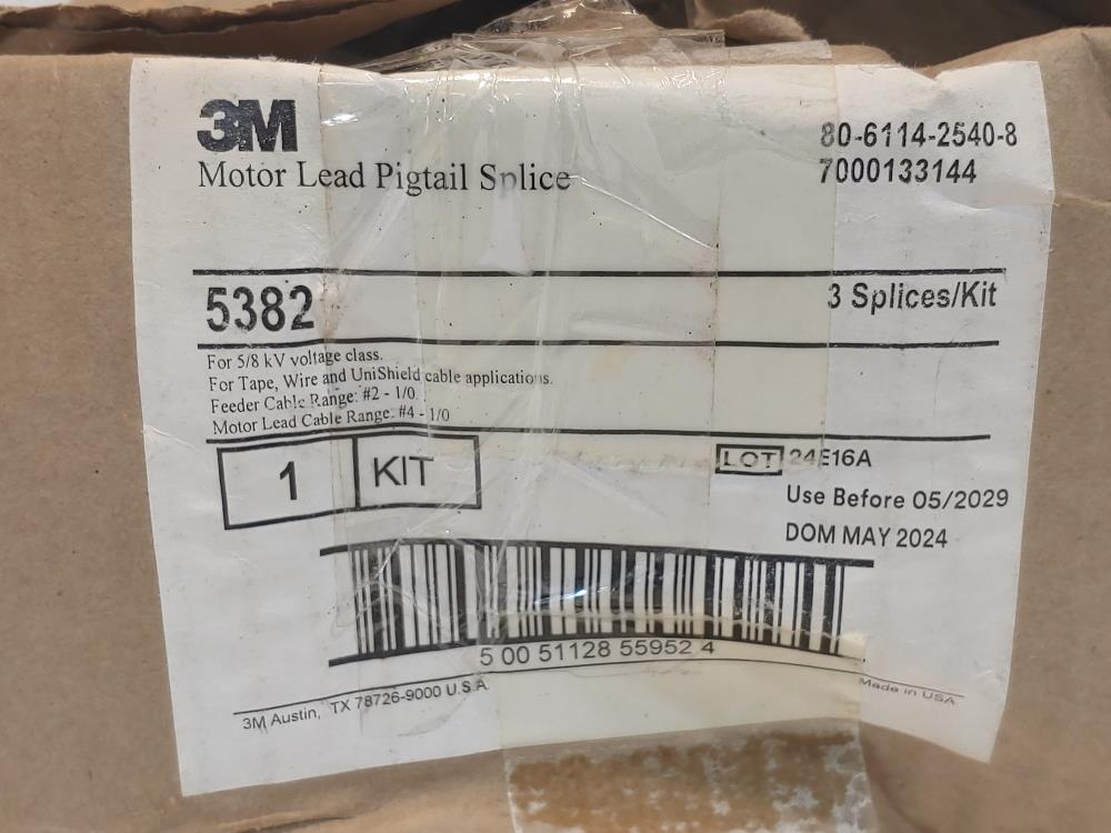 3M Motor Lead Pigtail Splice Kit 5382