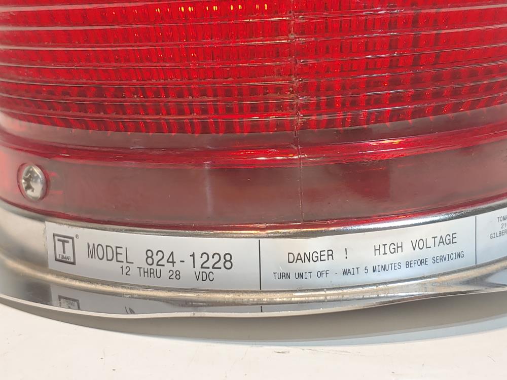 Tomar 824-1228 Red DC Strobe  Light