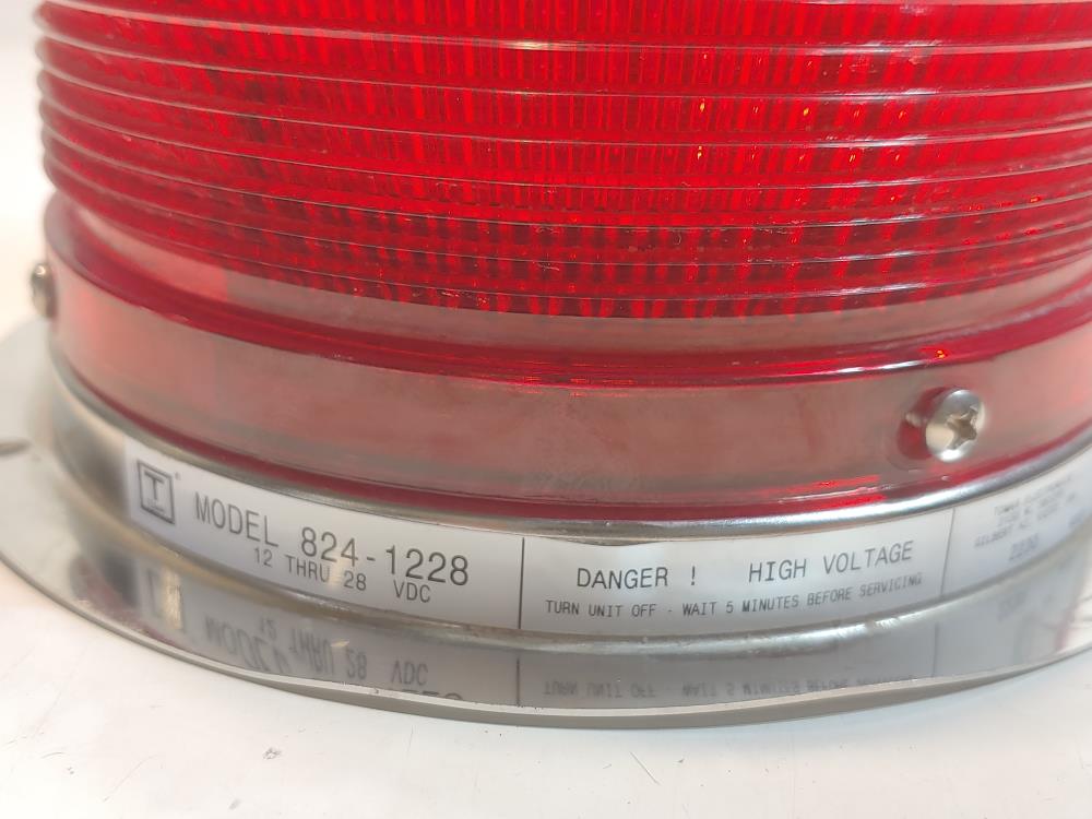 Tomar 824-1228 Red DC Strobe  Light