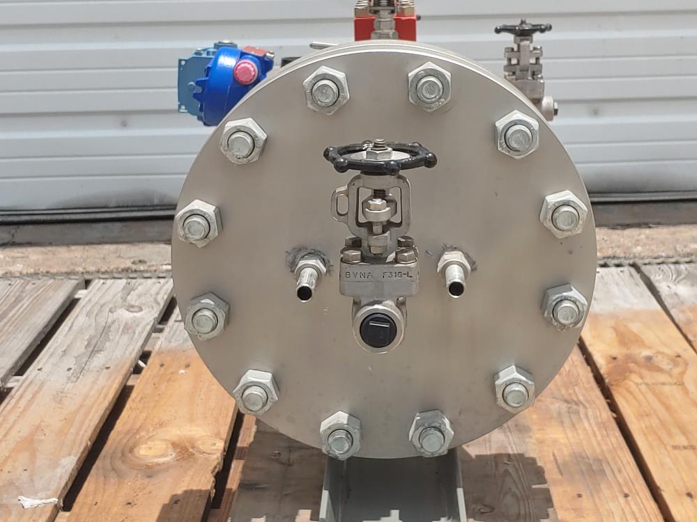 Flowserve 5 Gallon 3/4" SS Seal Pot MAWP 620 PSI @ 200°F P/C #: B0429543