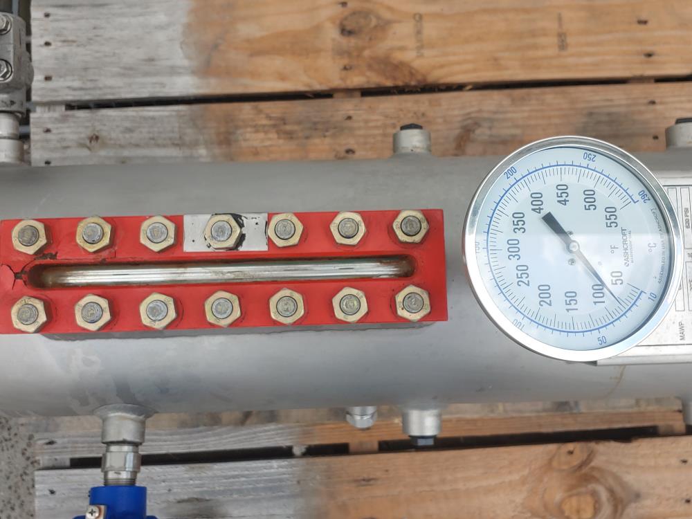 Flowserve 5 Gallon 3/4" SS Seal Pot MAWP 620 PSI @ 200°F P/C #: B0429543