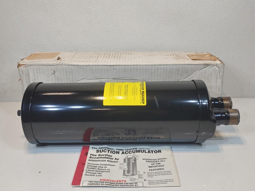 Refrigeration Research Suction Accumulator Model#: 3706