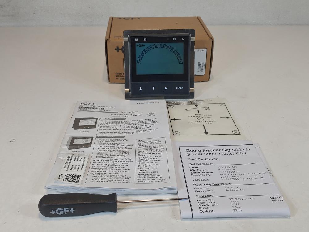 GF Signet Indicating Transmitter Multi Parameter Controller 3-9900-1P