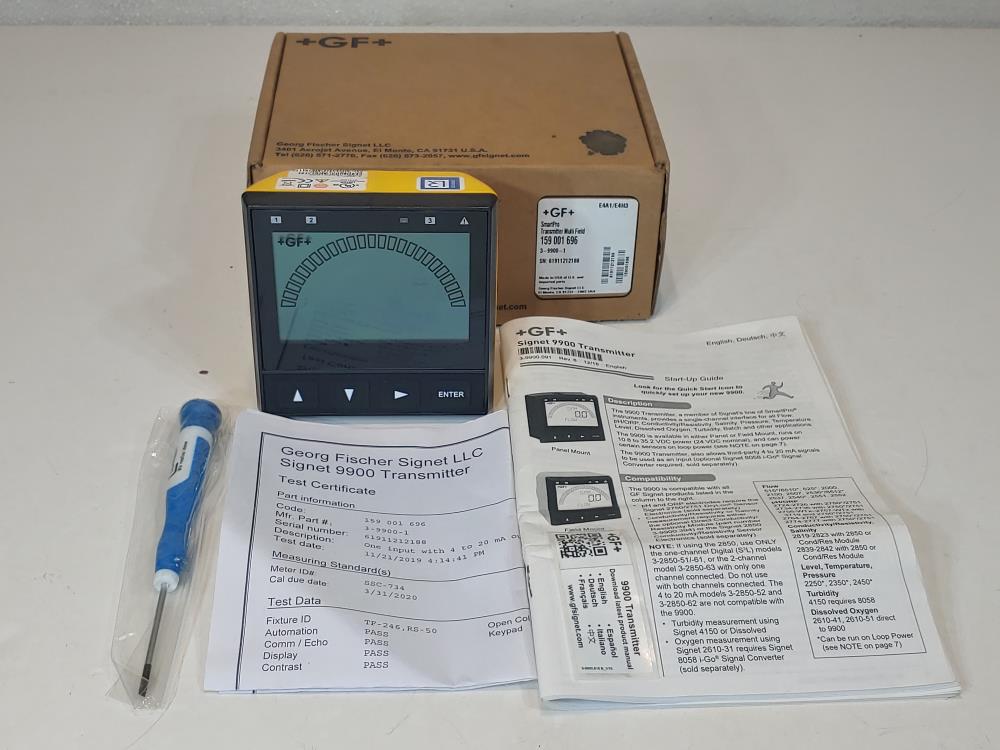 GF Signet Indicating Transmitter Multi Parameter Controller 3-9900-1