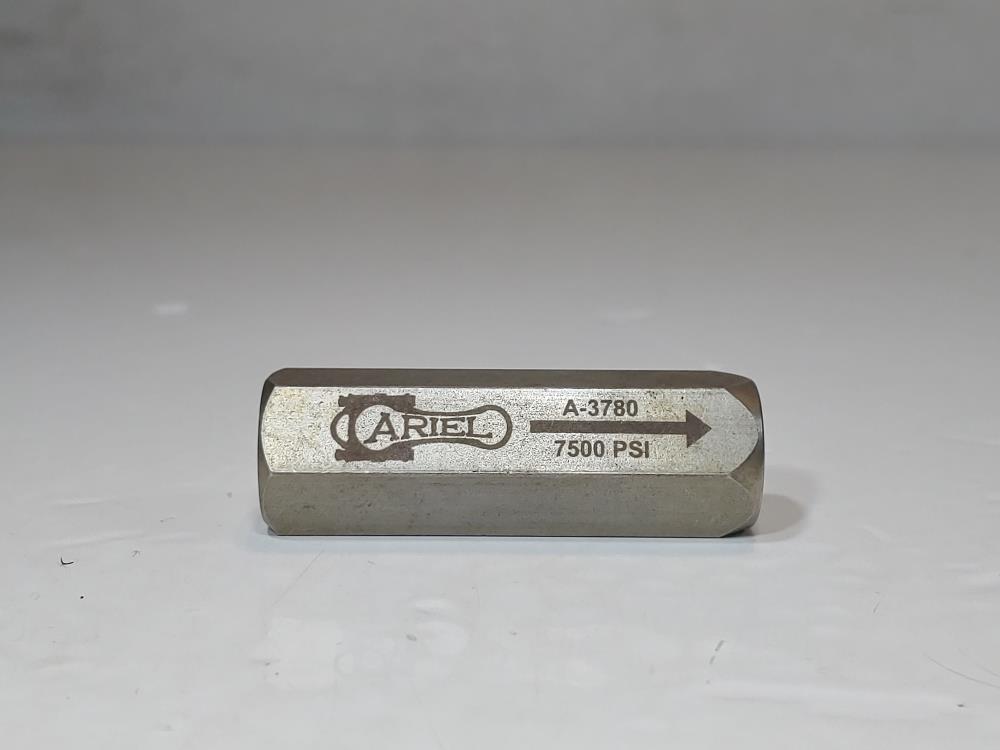 Ariel 1/4" NPT A-3780 7500 PSI Check Valve