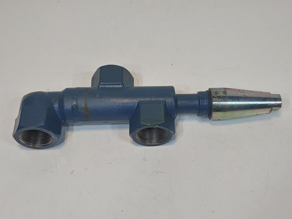 Hansen 1-1/4 " Three-Way Shut-Off Valve, CAT#: H8025