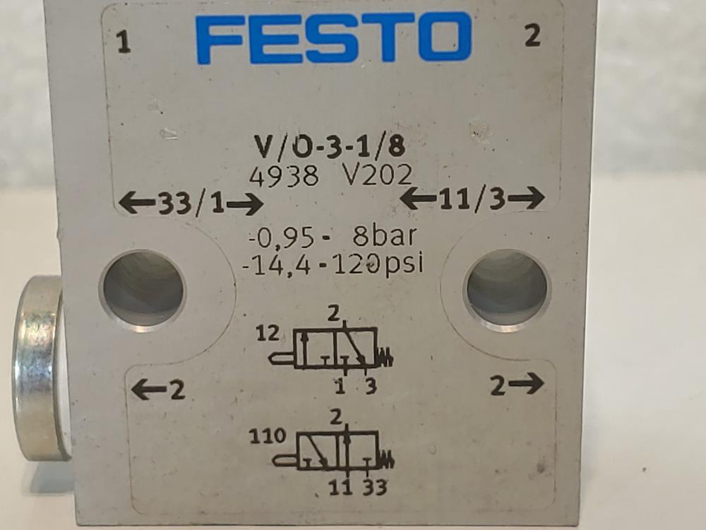 Festo V/0-3-1/8 Pneumatic Valve 