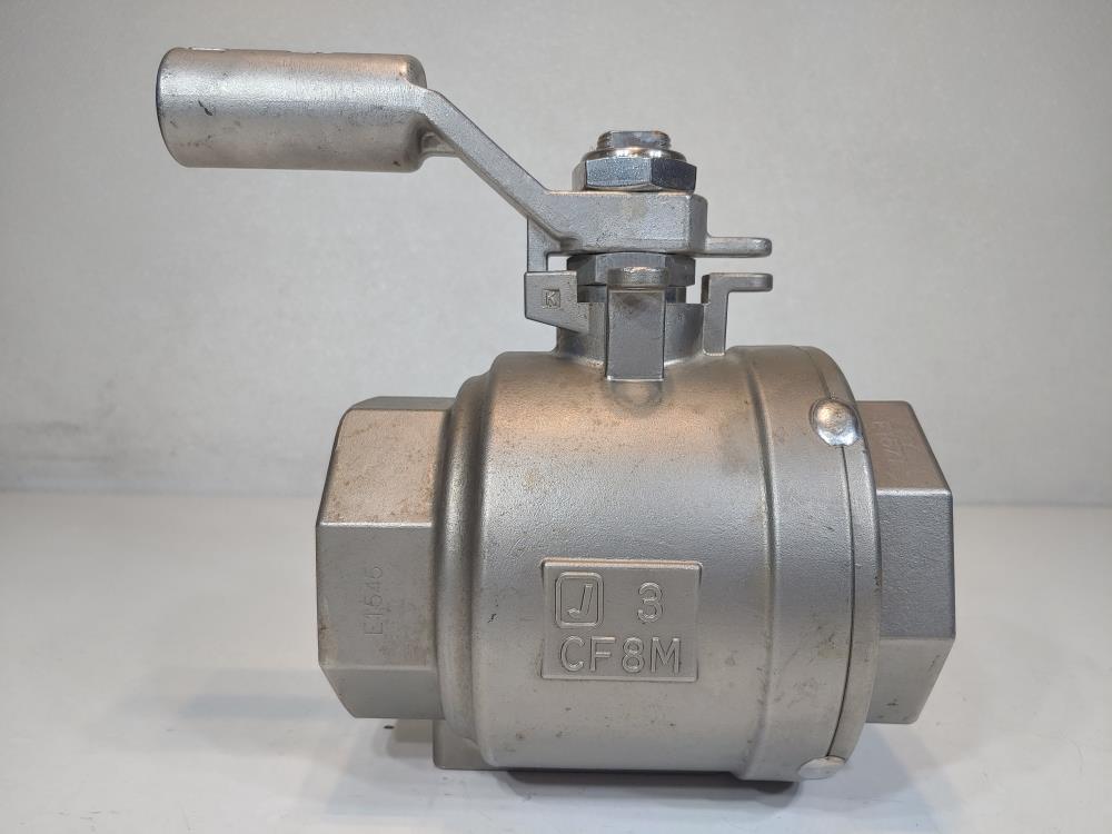 Jamesbury 3" NPT Full Port CR8M SS Ball Valve 800CWP