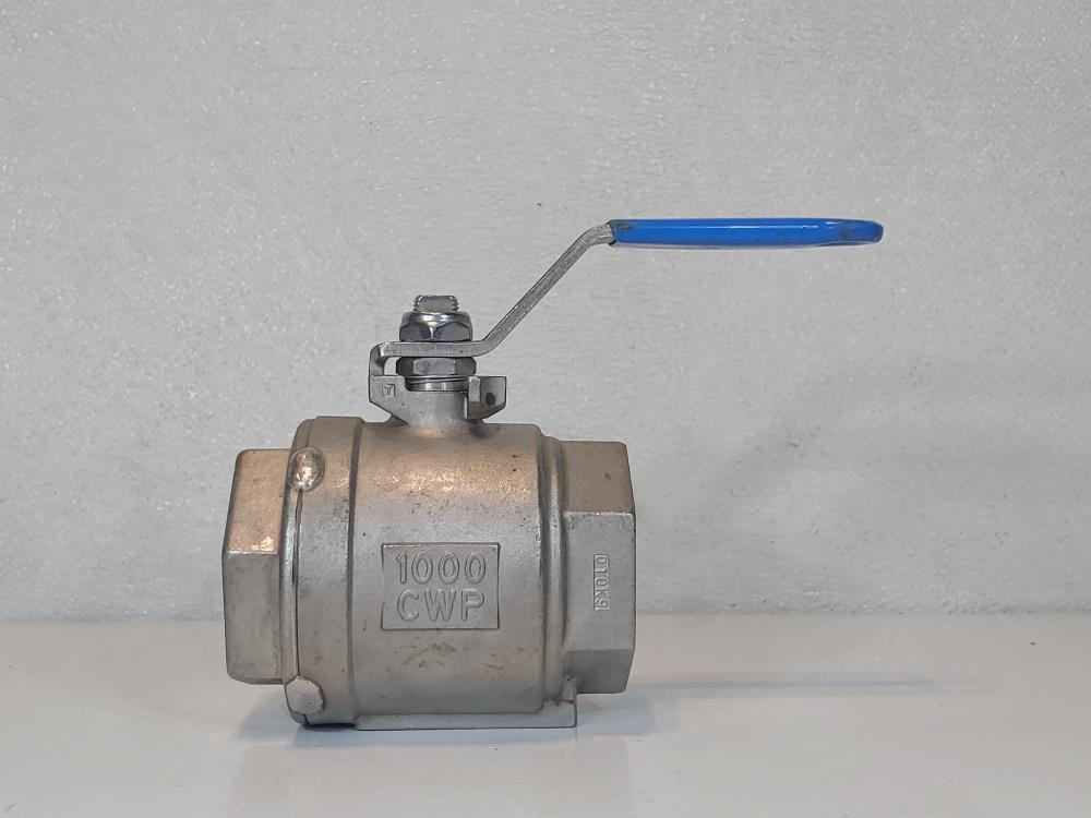 Jamesbury 2" SS 1000CWP Full Port CF8M Ball Valve Model#: 6FR-3600TT-C 