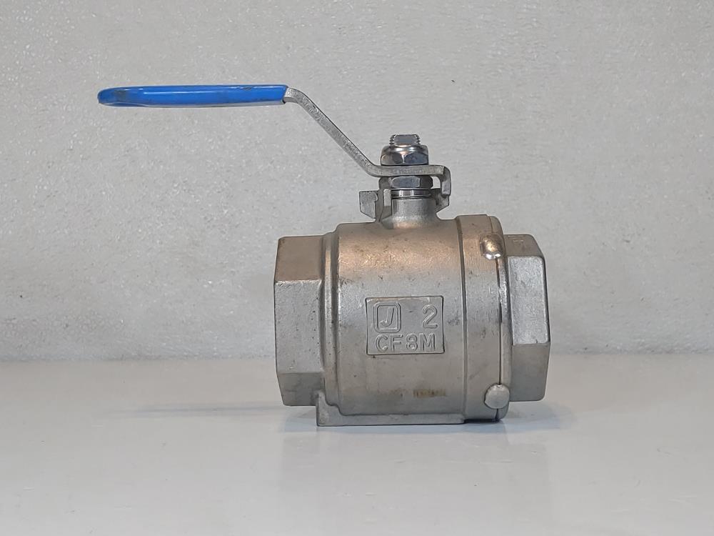 Jamesbury 2" SS 1000CWP Full Port CF8M Ball Valve Model#: 6FR-3600TT-C 