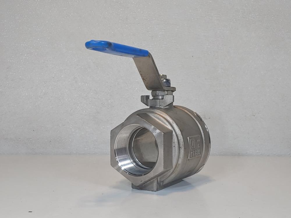 Jamesbury 2" SS 1000CWP Full Port CF8M Ball Valve Model#: 6FR-3600TT-C 