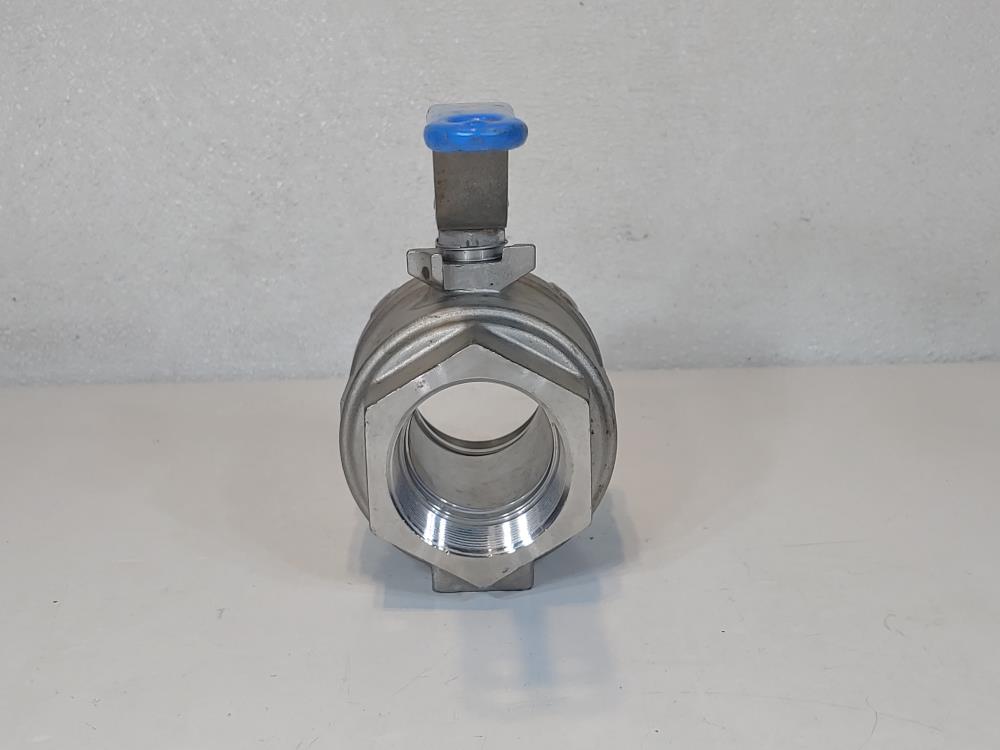 Jamesbury 2" SS 1000CWP Full Port CF8M Ball Valve Model#: 6FR-3600TT-C 