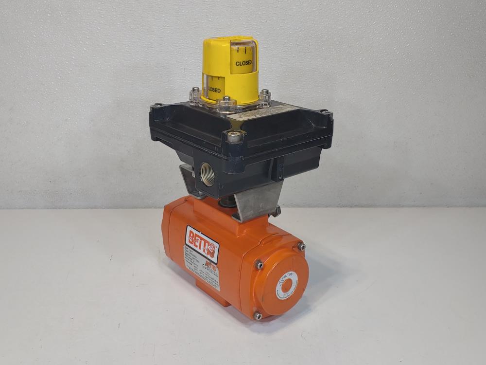 Bettis  Actuator RPE0065U w/ Westlock Limit Switch Positioner 9479NBY2B2MO600