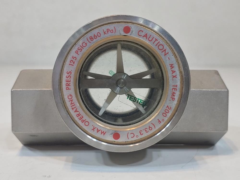 W.E. Anderson Midwest Sight Flow Indicator w/Rotor SFI-300SS-3/4