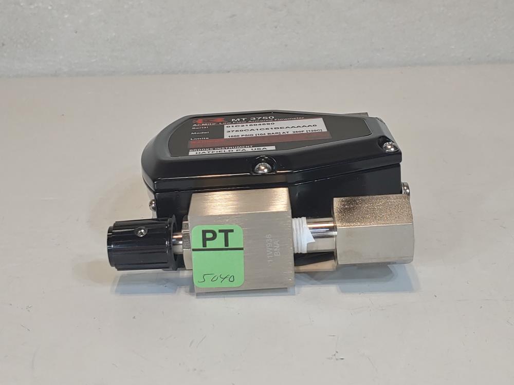Brooks Ar-Mite MT 3750 Low Flow Armored Flowmeter 3750CA1C51BEAAAAA0