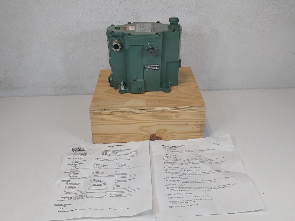 Woodward TG17/ 8516-046 Turbine Governor *** Reconditioned/Unused ***
