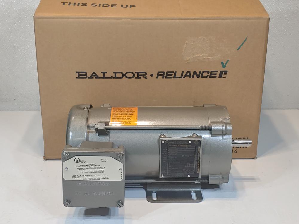 Baldor .5HP General Purpose 1 Phase Motor 60 AMPS Type: CXL050542A