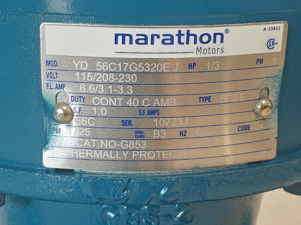 Neptune 5005-S-N3 Metering Pump w/ Marathon 1/3HP Motor