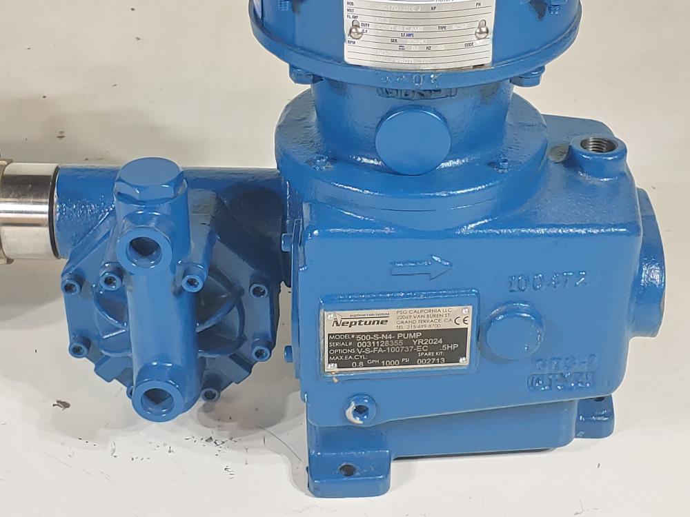 Neptune 500-S-N4 Metering Pump w/ Motor & Actuator Advanced Stroke Controller