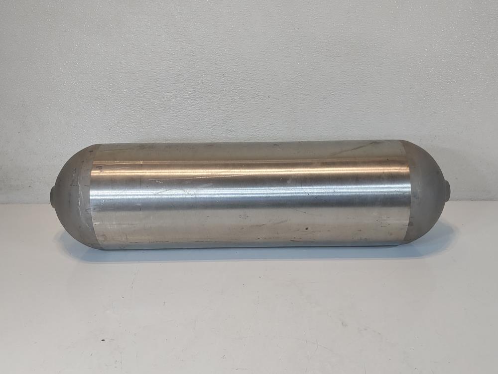 Hoke Sample Cylinder DOT-3A 1800, Double Ended 304 Stainless Steel 09A0221
