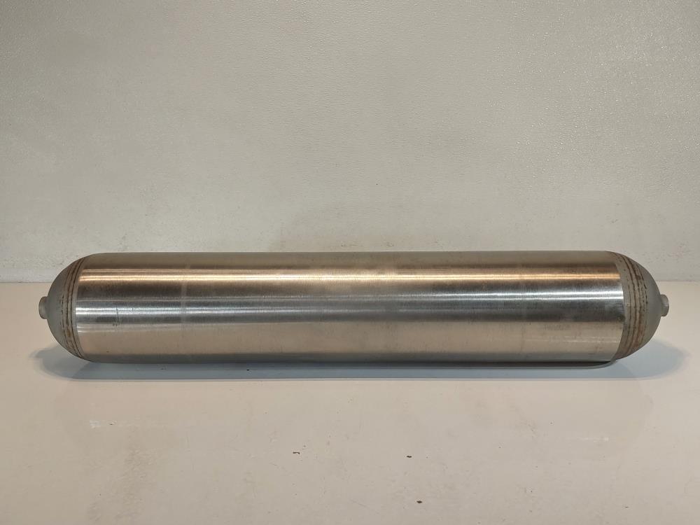 Hoke Double Ended Sample Cylinder DOT-3A 1800, 304 Stainless Steel 18A0122
