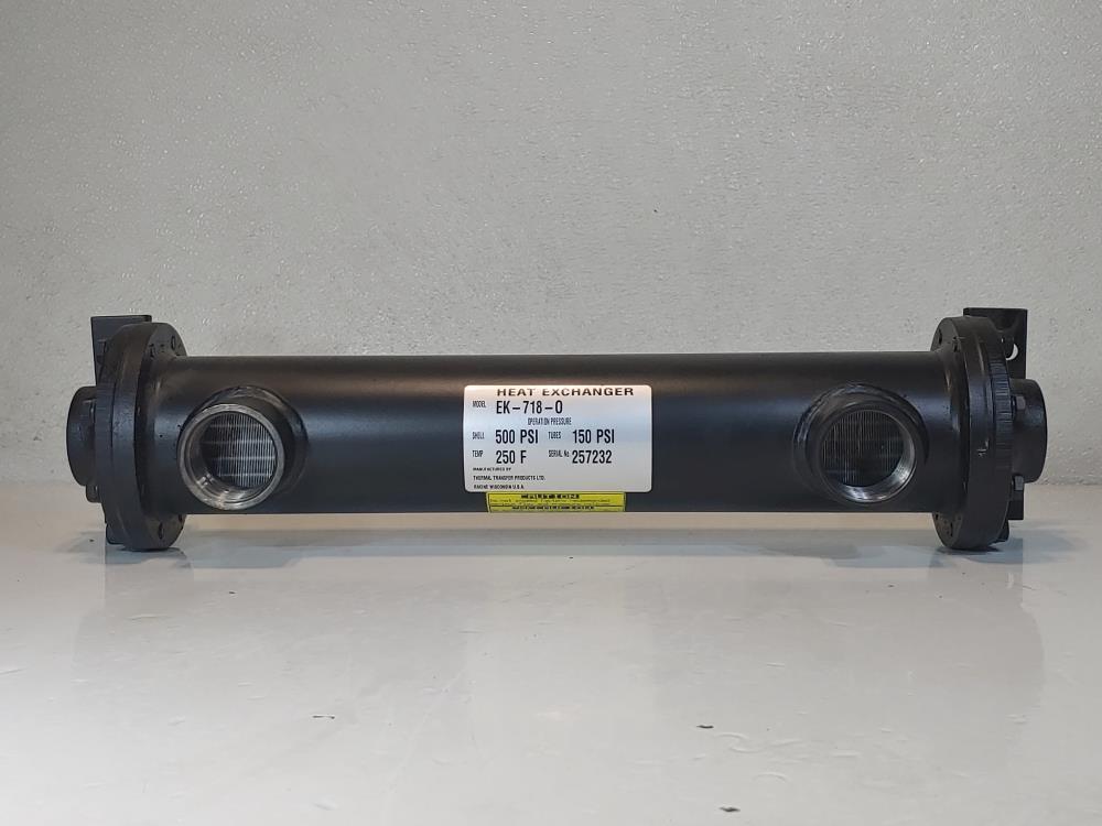 Thermal Transfer EK-718-O Water-Cooled Oil Cooler Heat Exchanger 