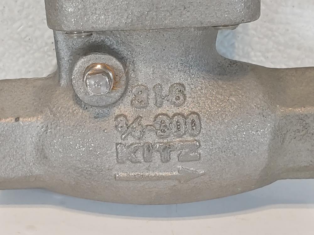 Kitz 3/4" 300# Threaded 316 Check Valve Figure#: AK300U0M