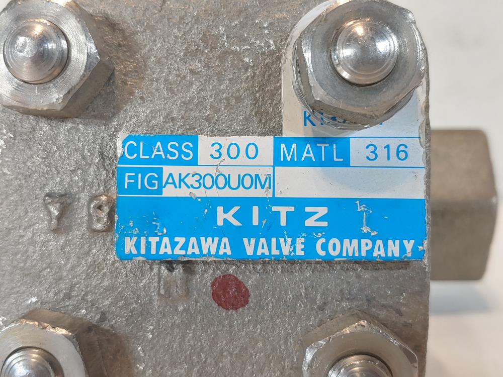 Kitz 3/4" 300# Threaded 316 Check Valve Figure#: AK300U0M