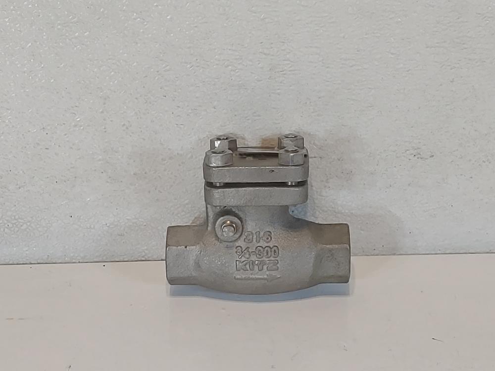 Kitz 3/4" 300# Threaded 316 Check Valve Figure#: AK300U0M