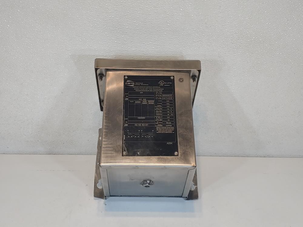 HPS Titan Single Phase Dry Type Transformer Type HZQ, P/N#: 241425