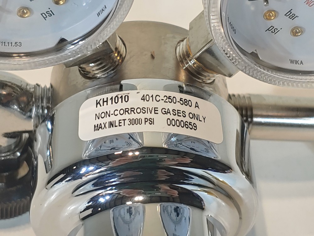 HARRIS KH1010 Single Stage Gas Regulator 401C-250-580 A