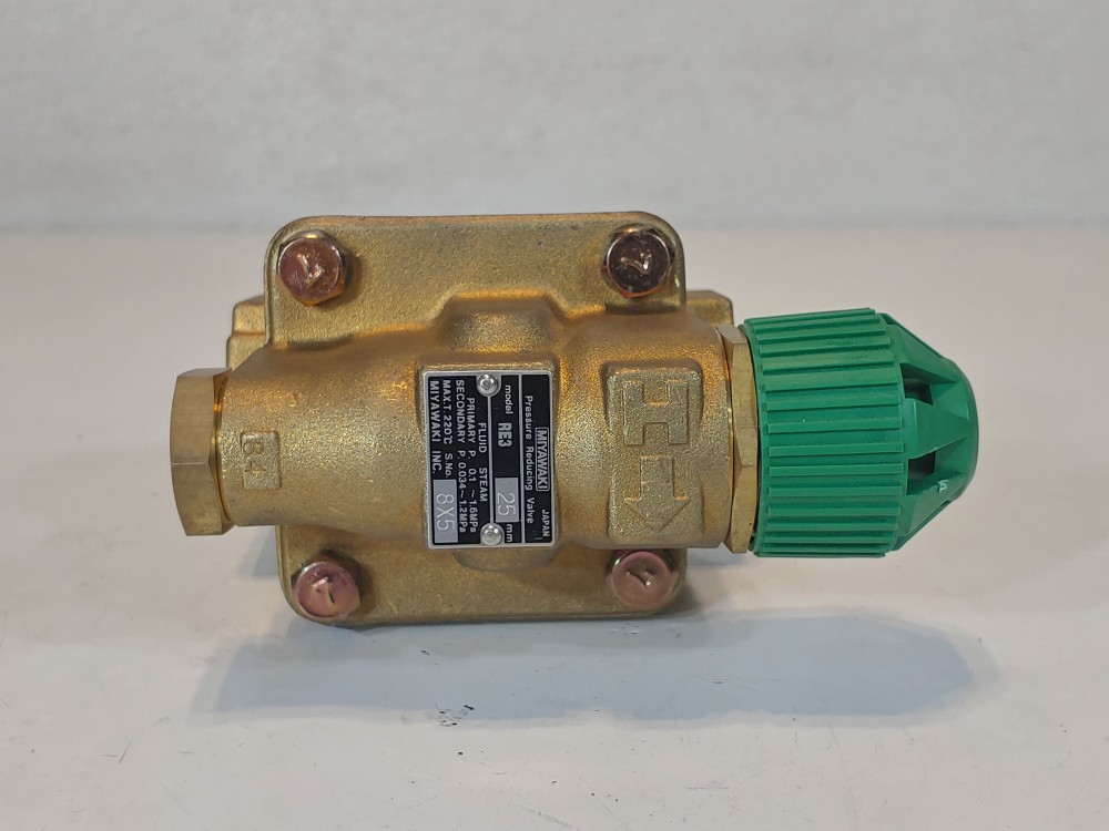 MIYAWAKI 25mm Brass Pressure Reducing Valve Model RE3